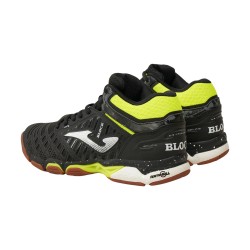 JOMA V.BLOK 2401 Scarpe Uomo Pallavolo Black/ Lemon Fluo 2