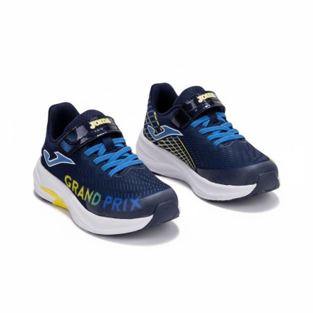 JOMA GRAN PRIX Sneakers Bambino Con Strappo e Lacci Elastici Blu 