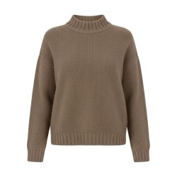 GC Wear A3142 Maglione Donna Taglio Dritto Taupe