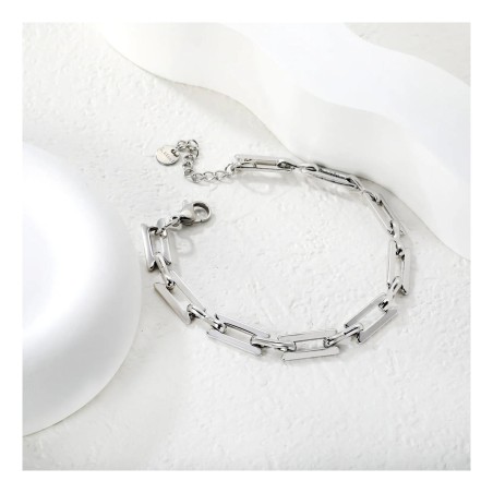 GC Jewels Bracciale a Catena con finitura Argento