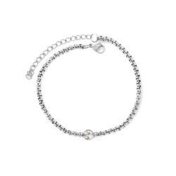 GC Jewels Bracciale con Zircone Acciaio