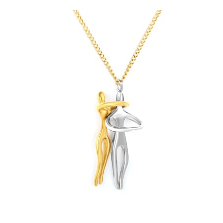 GC Jewels Collana con Ciondolo Coppia 