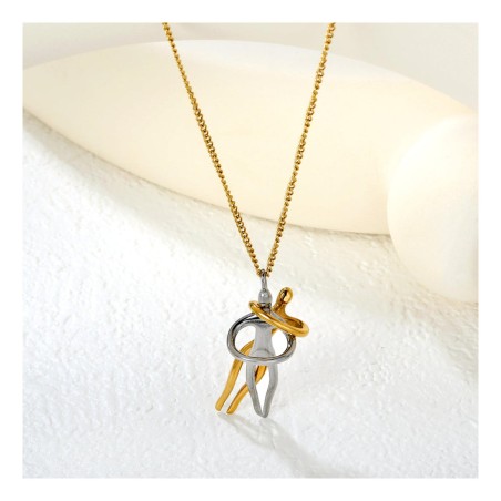 GC Jewels Collana con Ciondolo Coppia 