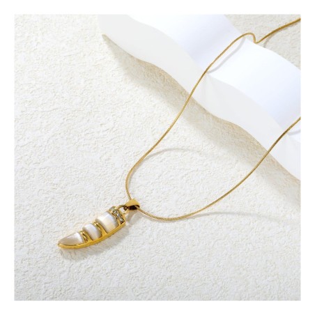 GC Jewels Collana Oro con Pendente Avorio