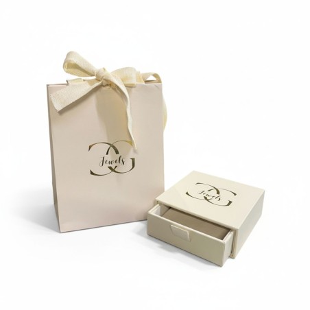 GC Jewels Orecchini Oro a Cestino Finte Perle