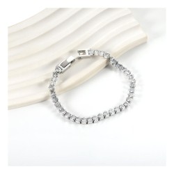 GC Jewels Bracciale Tennis con Pietre Ovali Bianche 2