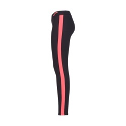 JOMA 901127.119 Leggings Donna Ascona Nero/ Corallo Fluo 2