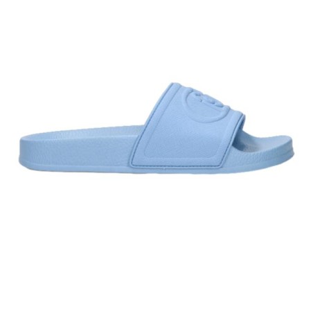 LIU JO KOS 19 Ciabatta Donna Con Fascia Cielo