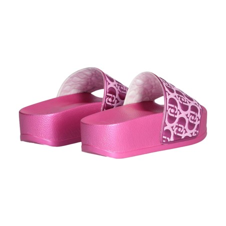 LIU JO MYKONOS 01 Ciabatta Donna a Fascia Platform Metallic Pink