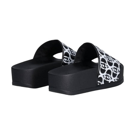 LIU JO MYKONOS 01 Ciabatta Donna a Fascia Platform Black