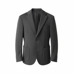 GC LUXURY FIRENZE Giacca Mono Petto Con Tasconi Uomo Antracite