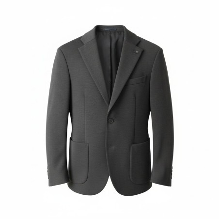 GC LUXURY FIRENZE Giacca Mono Petto Con Tasconi Uomo Antracite