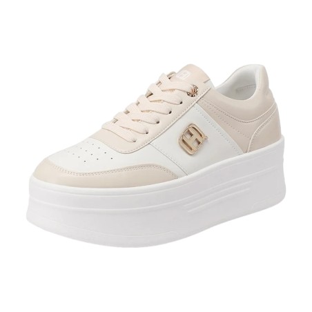 QUEEN HELENA  X34 8 Sneaker Donna Platform  Beige