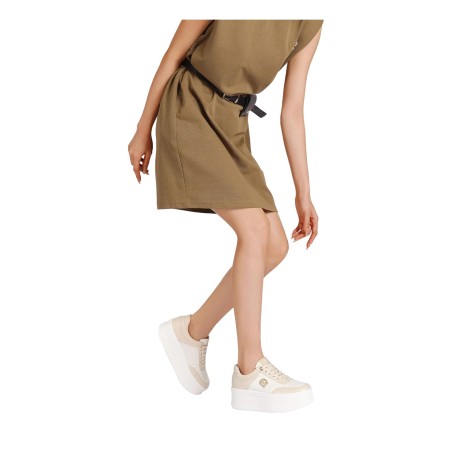 QUEEN HELENA  X34 8 Sneaker Donna Platform  Beige