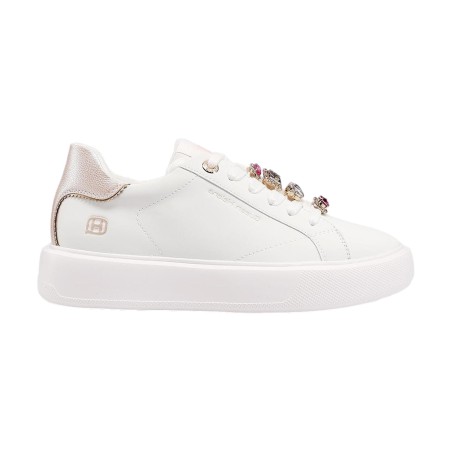 QUEEN HELENA  X34 1 Sneaker Gioiello Donna Platform White Pink