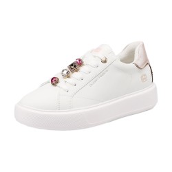 QUEEN HELENA  X34 1 Sneaker Gioiello Donna Platform White Pink 2