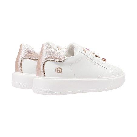 QUEEN HELENA  X34 1 Sneaker Gioiello Donna Platform White Pink