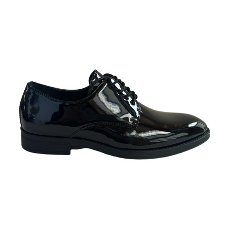 QH7 GU1809LNERO Scarpe Eleganti Uomo Stringate Vernice Nero