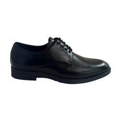 QH7 U1809 Scarpe Eleganti Uomo Stringate Eco Nero