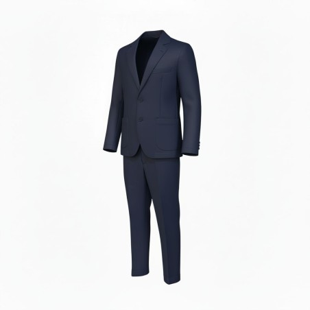 GC LUXURY TALENTO Abito Uomo Giacca Mono petto e Pantalone Blu