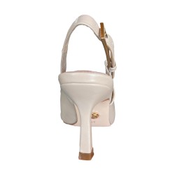 Gold & Gold GD367 Chanel Donna Tacco Medio Nude  2