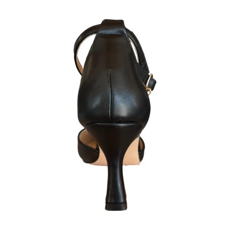 Gold & Gold GP592 Scarpe Donna Décolleté con Cinturino Nero