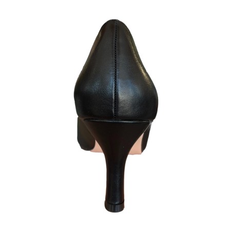 Gold & Gold GD25 Scarpe Donna Décolleté  con Scollo a V Tacco Medio Nero