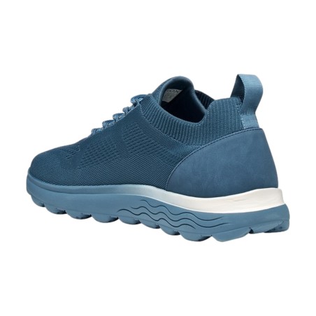 Geox U SPHERICA U15BYA  Sneakers Uomo Stringate Avio