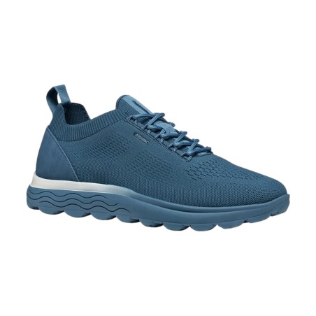 Geox U SPHERICA U15BYA  Sneakers Uomo Stringate Avio
