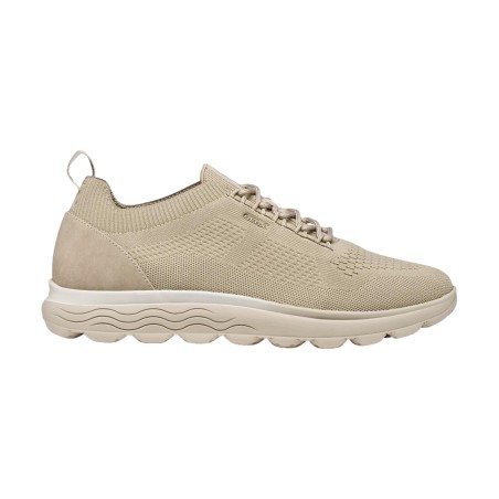 Geox U SPHERICA U15BYA  Sneakers Uomo Stringate Beige