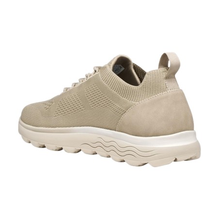 Geox U SPHERICA U15BYA  Sneakers Uomo Stringate Beige
