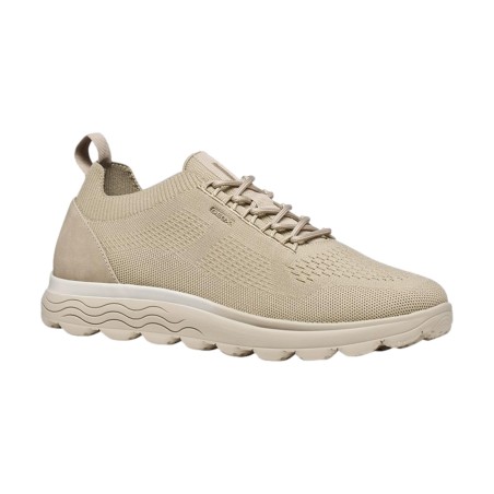 Geox U SPHERICA U15BYA  Sneakers Uomo Stringate Beige