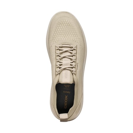 Geox U SPHERICA U15BYA  Sneakers Uomo Stringate Beige