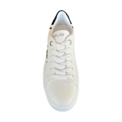 Paciotti 4US 4BX161 Sneakers Donna Platform Stringate con Logo Laterale White/Black 2