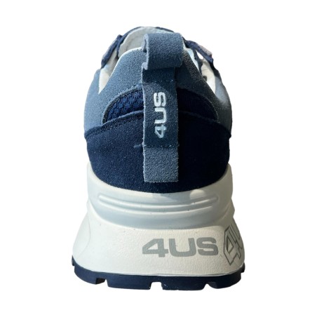 Paciotti 4US-13 Sneakers Uomo Strinagate Blu