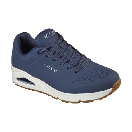 SKECHERS 52458 STAND ON AIR Sneakers Uomo Stringate Navy