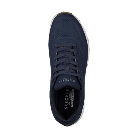 SKECHERS 52458 STAND ON AIR Sneakers Uomo Stringate Navy