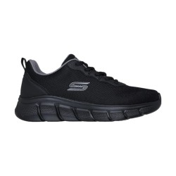 SKECHERS 118109 BOBS B FLEX - ICY EDGE Sneakers Uomo Stringate Nero