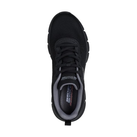 SKECHERS 118109 BOBS B FLEX - ICY EDGE Sneakers Uomo Stringate Nero