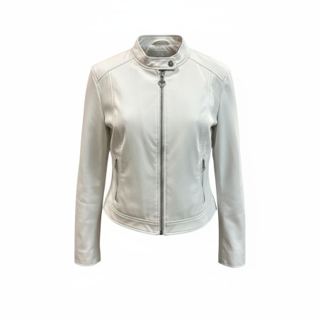 BLASH BS1740004 Giubbino Biker  Donna Bianco