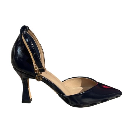 Gold & Gold GP592 Scarpe Donna Décolleté con Cinturino Blu