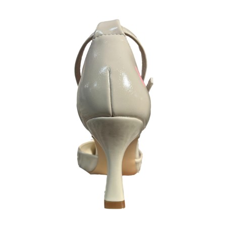 Gold & Gold GP592 Scarpe Donna Décolleté con Cinturino Off White