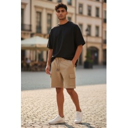 URBAN RING UR1120073 Bermuda Felpa Cargo Uomo Corda 2