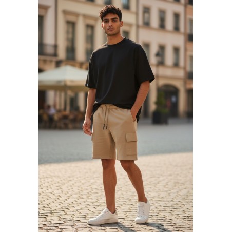 URBAN RING UR1120073 Bermuda Felpa Cargo Uomo Corda