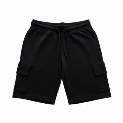 URBAN RING UR1120073 Bermuda Felpa Cargo Uomo Nero