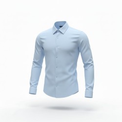 Urban Ring UR1130007 Camicia Uomo Collo Italiano Celeste