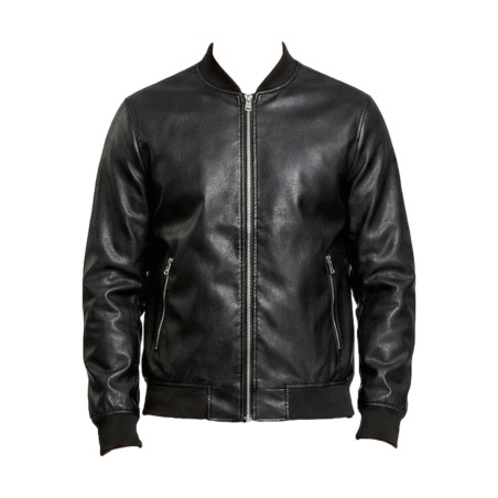Urban Ring UR1140002 Bomber con Collo Alla Coreana Nero