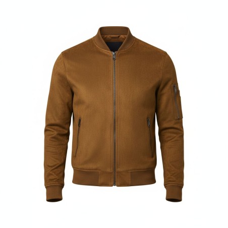 Urban Ring UR1140003 Bomber Uomo in Ecocamoscio Tabacco