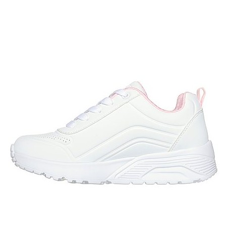SKECHERS 310387L UNO LITE - EASY ZIP  Sneakers Bambina Stringate White