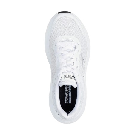 SKECHERS 129470 MAX CUSHIONING ENDEAVOUR Sneakers Donna Stringate White/Black